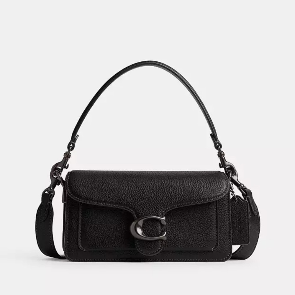 Coach Tabby 20 in Black/Pewter